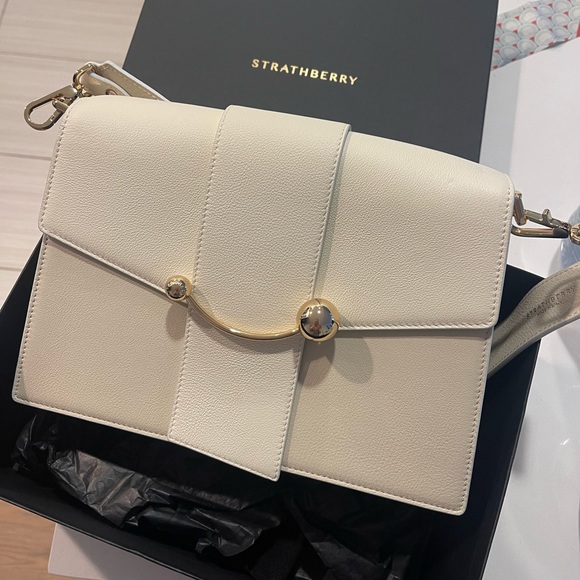 Strathberry Crescent shoulder leather bag - Picture 9 of 13